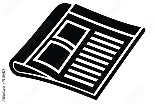 newspaper vector icon illustration design