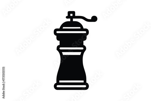 pepper grinder vector icon illustration design