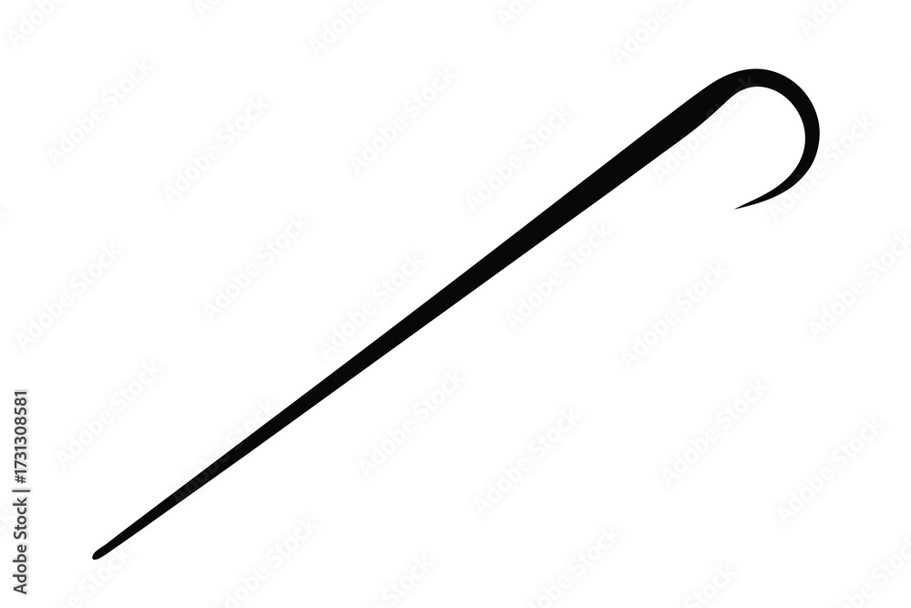 Obraz premium sewing needle vector icon illustration design