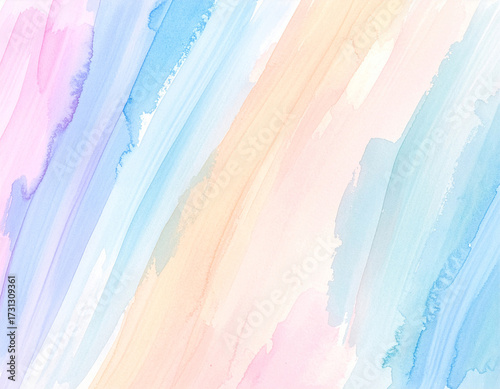 Soft pastel watercolor texture background, abstract artistic brush strokes, high resolution
