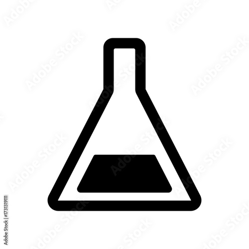 科学教育用三角フラスコの研究シンボル