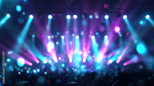Concert stage lights