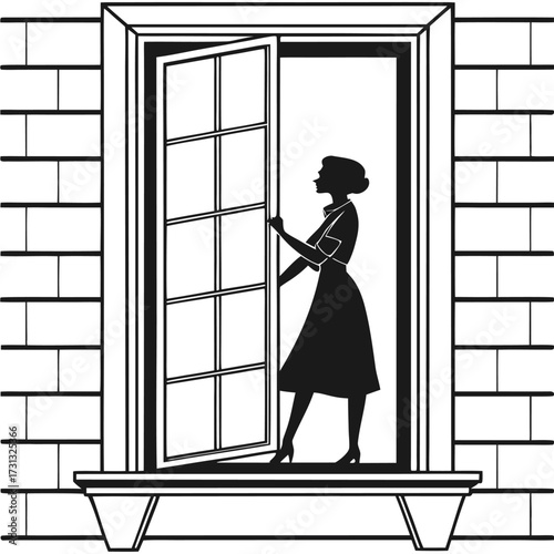 girl in the window