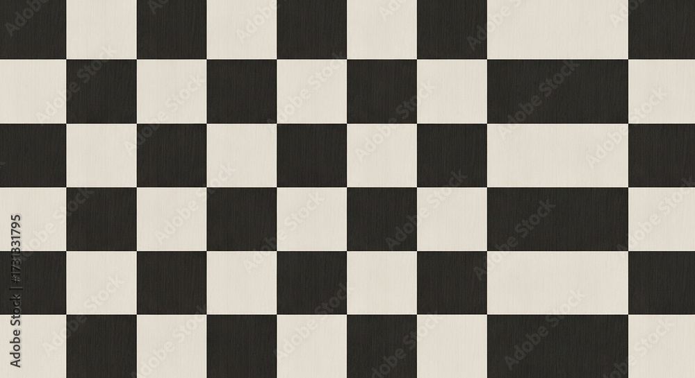 Fototapeta premium Classic black and white checkerboard pattern seamless background
