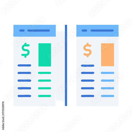 Comparison of financial data across platforms for growth and profitability
