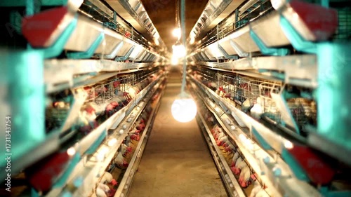 Wallpaper Mural farm meat agriculture bird animal chicken food, hen chicken in poultry farm eating food Torontodigital.ca