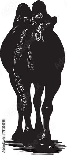 Abstract black silhouette of two figures embracing in a dreamlike textured artistic style