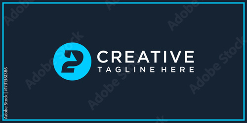 P, PL or LP Arrow Logo Design