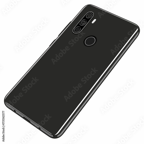 smart phone isolated on white