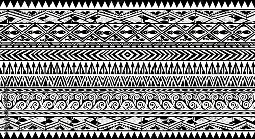 Black and White Tribal Pattern