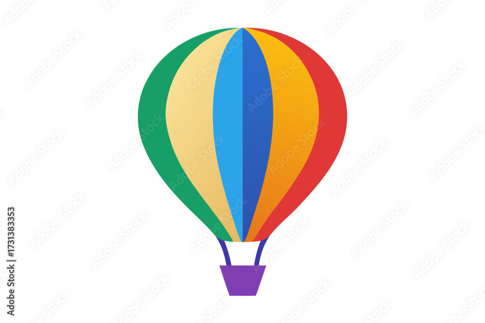 Naklejka premium hot air balloon