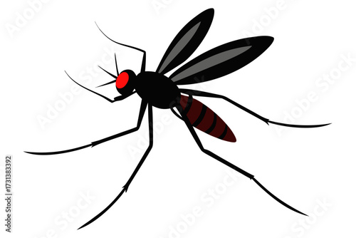 mosquito sucking blood