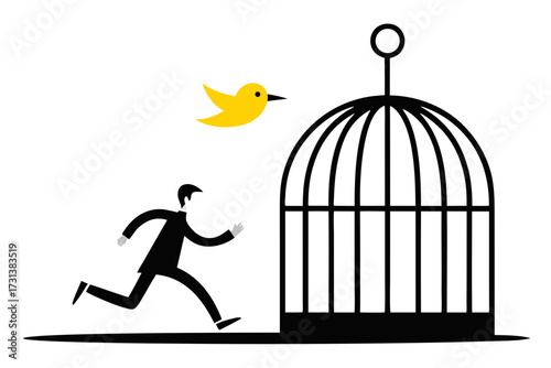 bird in cage