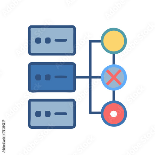 Servers and Network Connectivity Showing Success Failure and Connection