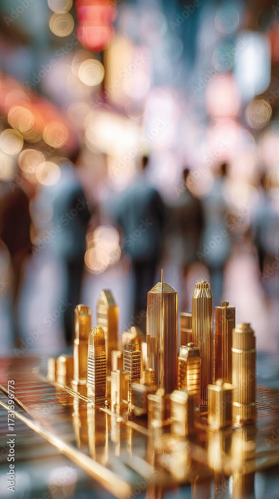 custom made wallpaper toronto digitalGold city model detailed architecture urban design