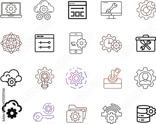business icons set