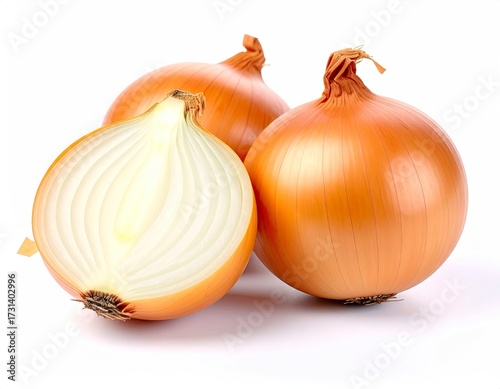 Wallpaper Mural Golden Onions - Fresh, Healthy, and Ready to Enhance Your Culinary Creations. Torontodigital.ca