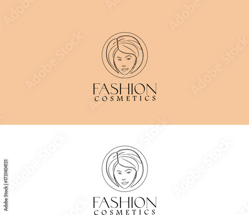 Beauty women world logo