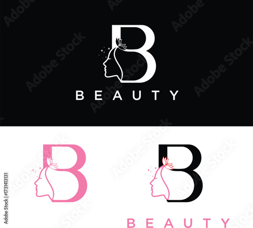 Beauty women world logo