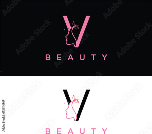 Beauty women world logo