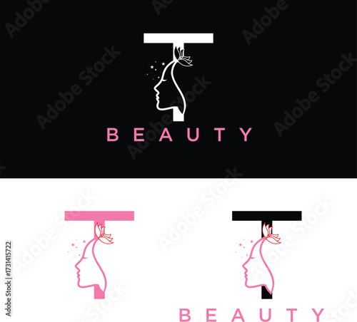 Beauty women world logo