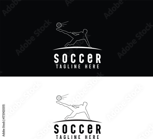 soccer badge, soccer logo, football player, football vector, university, champion, american, footballer, smashing ball, soccer ball, full length, people, soccer ball isolated, banner, tournament, badg