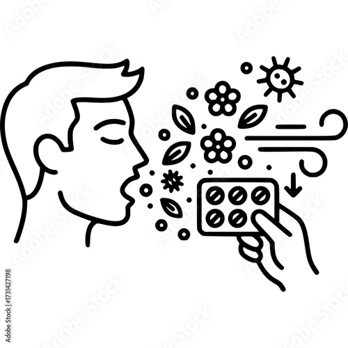 Pollen Allergy Icon