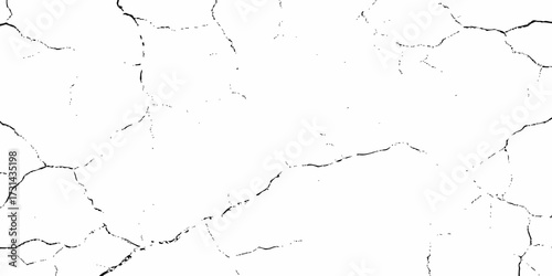 modern black and white scratch and cracks grunge texture dust and distressed wall pattern white background..