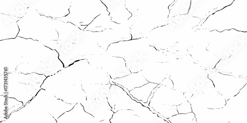 modern black and white scratch and cracks grunge texture dust and distressed wall pattern white background..
