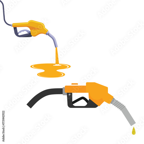 hand holding gas pump nozzle