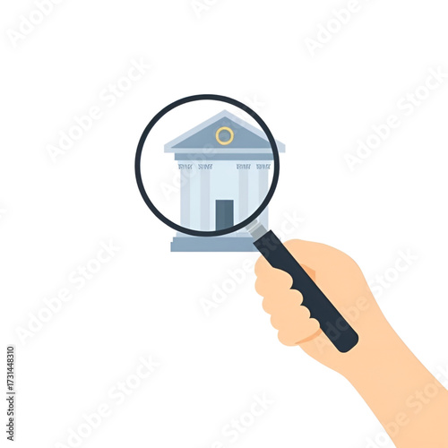Bank Analysis Icon