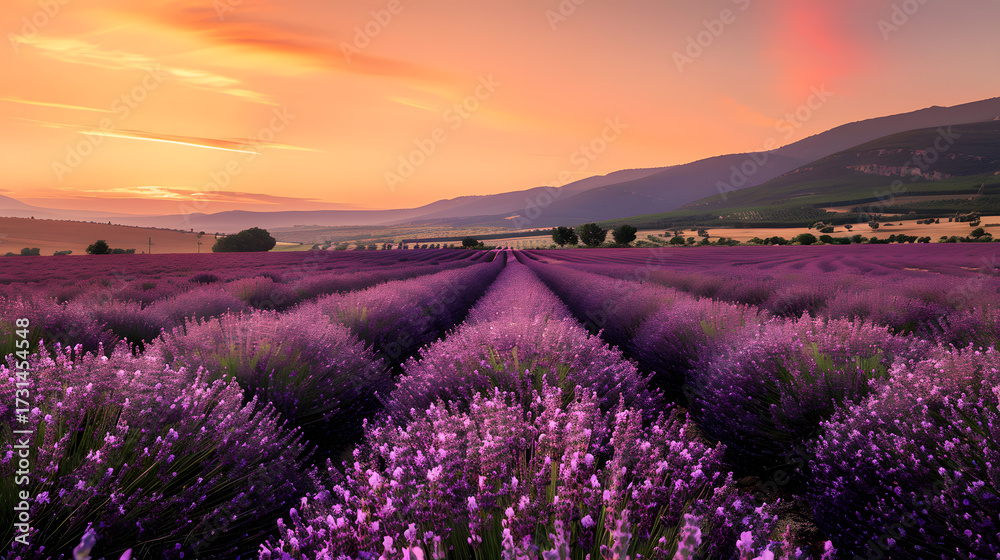Obraz premium Purple Lavender Flower Pictures: Immerse in the Enchanting Beauty of Lavender Blooms