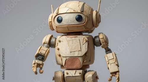 Vintage Robot Studio Shot.