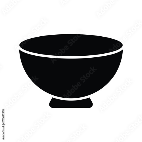 ceramic bowl isolated on white