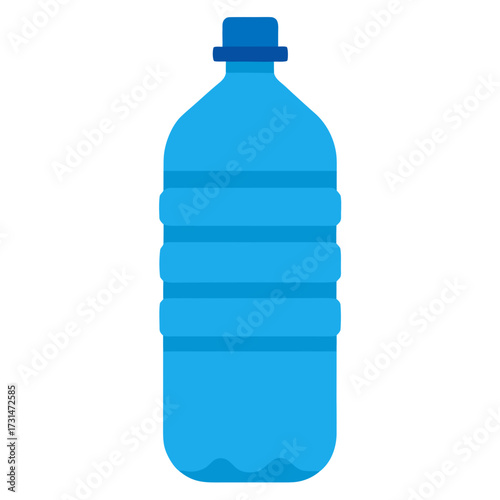 Plastic Water Bottle Illustration