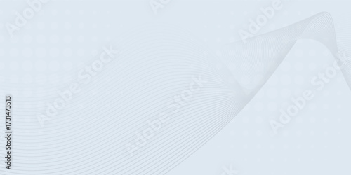 Abstract wave lines on white background whit doted. smooth modern nice good simple art illustrations vector