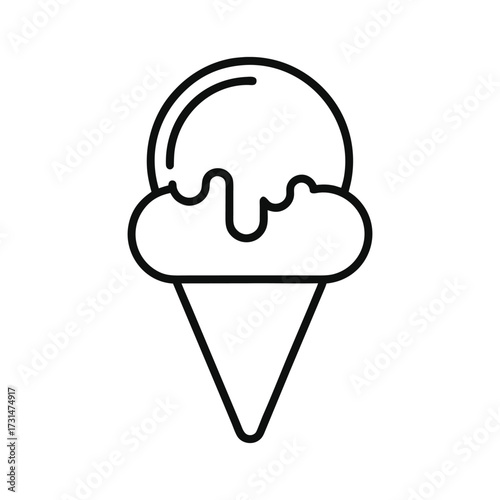 vector ice cream icon
