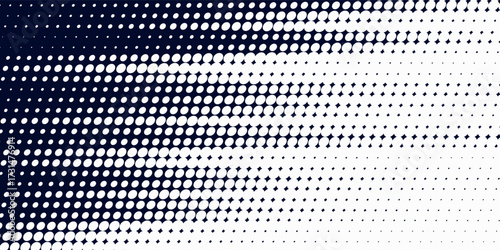 Abstract halftone dots blue color pattern gradient grunge texture simple art good modern nice illstrations