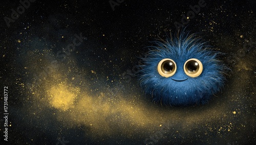 Fluffy space creature