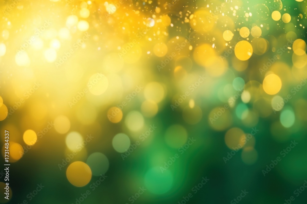 Obraz premium Light green christmas glitter.