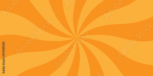abstract orange sunbeam ray sum light sunburst texture design.	