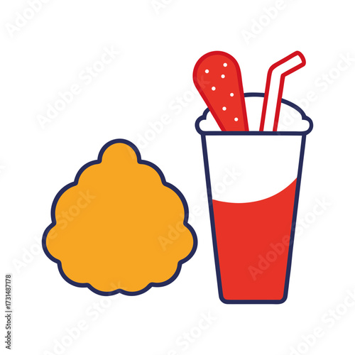 soda with fried chicken 