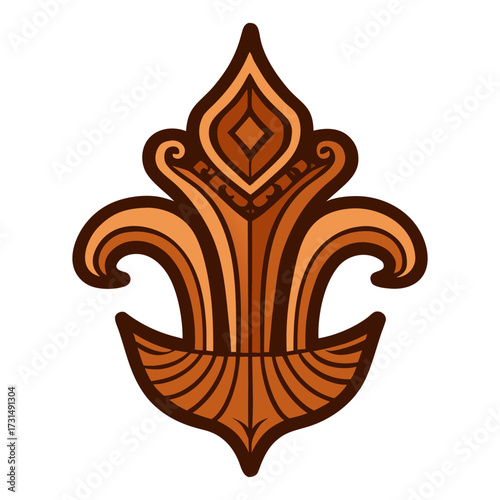unique vintage wooden showpiece design 