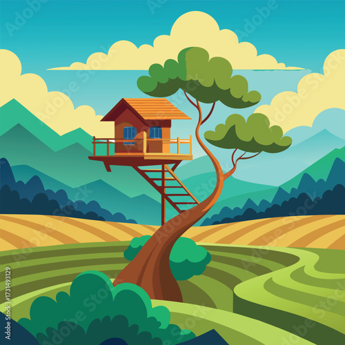a treetop treehouse overlooking endless rice terra (1).eps