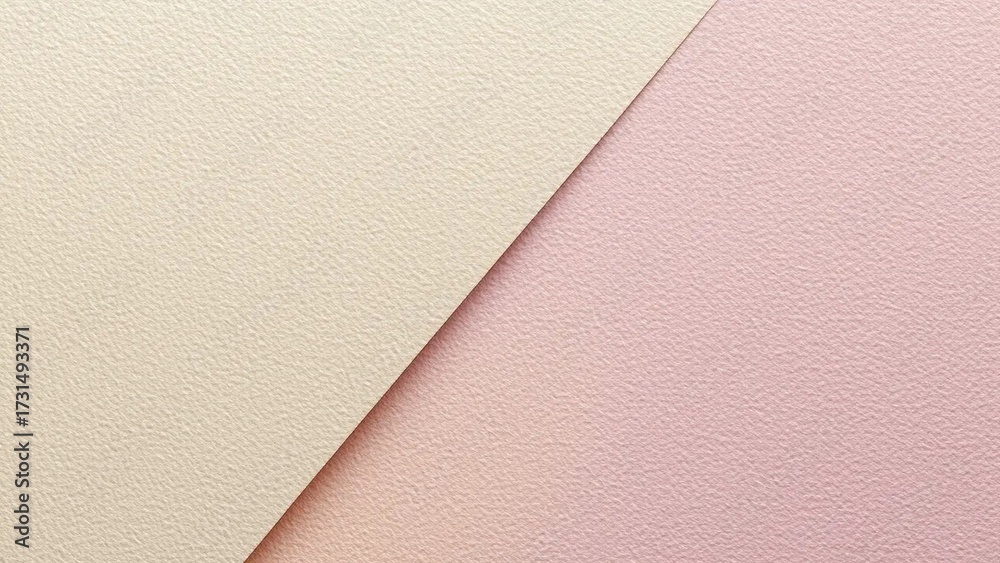 Fototapeta premium Pastel Beige and Pink Paper Texture Background