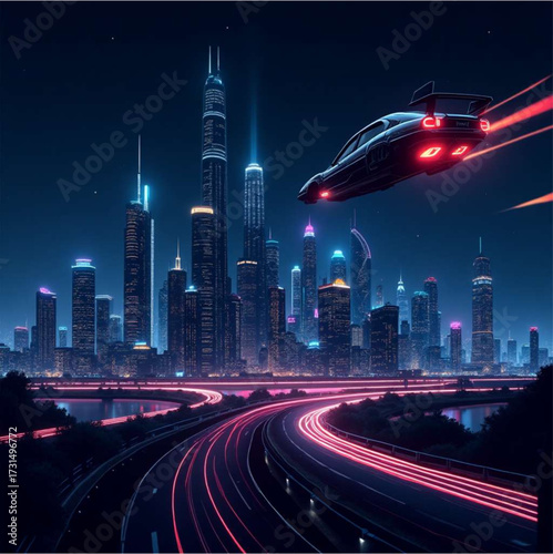 hong kong city at night