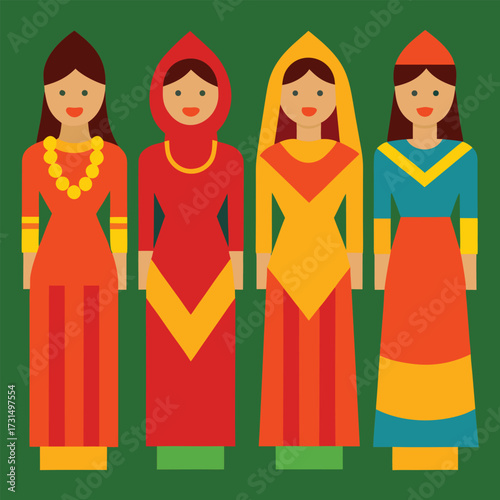four traditional indian outfits in rich  festive c (1).eps