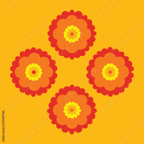 four vibrant marigold flower arrangements for diwa (1).eps
