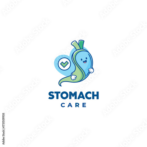 stomach care logo  design  vector 