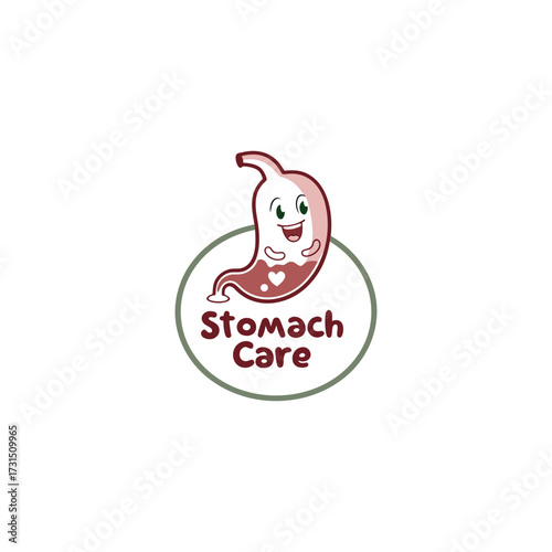 stomach care logo  design  vector 